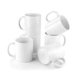 לוגו מותאם אישית הדפס 11 עוז פשוט קפה לבן קפה אספרסו קדרות תה בוקר - Product Image 4