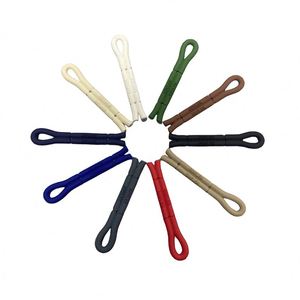 Clothing Hat Custom logo 3D Soft Adhesive PVC Silicone Embossed Patch Label PVC Patch Zipper <b>Puller</b> Slider - Product Image 1