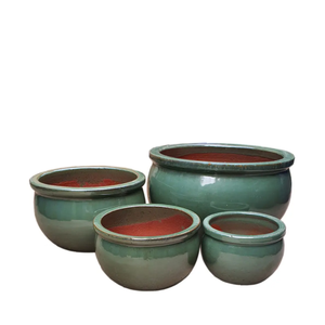 Macetas y Jardineras de Cerámica Vietnamita de Alta Calidad, Macetas Modernas de Forma Redonda para Jardín con Uso en Todas las Estaciones, Precio Económico - Product Image 1