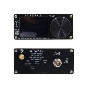 Récepteur radio SDR ATS-25X2 FM RDS avec application réseau WIFI, bande complète avec balayage de spectre DSP et utilisation micro-ondes, noir - Product Image 3