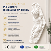 Console décorative en polyuréthane PU, motif ange chérubin sculpté moderne, support mural architectural, ornement