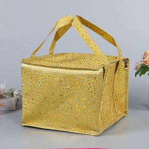 Sac isotherme non tissé en aluminium pour la livraison de gâteaux, pour le stockage et la régulation de la température des gâteaux - Product Image 4