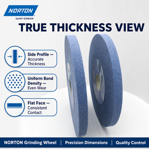 Disco Abrasivo de Alúmina Fundida Rosa <span class=keywords><strong>Norton</strong></span> para Máquina de Banco Cilíndrica de Precisión, Cortador de Alta Velocidad - Product Image 2