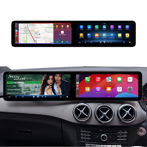 Pantalla Dual Android de 12.3 Pulgadas para <span class=keywords><strong>Mercedes</strong></span>-Benz Clase B W176, Clase A X156, GLA, CLA, <span class=keywords><strong>A180</strong></span>, A200, Carplay Inalámbrico, Qualcomm, 8 Núcleos, 8+128G - Product Image 1