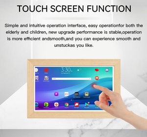 Nuevo Marco de <span class=keywords><strong>Fotos</strong></span> Digital WiFi Android de Madera Sólida de 21.5 Pulgadas, Pantalla Táctil 1080p, Reloj, Reproductor de Video MP4 AVI MP3, US ROHS - Product Image 5