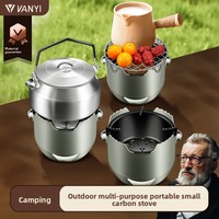 Réchaud de buffet doré de luxe pour hôtels et banquets de mariage, fourneau à alcool 8L avec couvercle en acier inoxydable isotherme, pour approvisionnement transfrontalier