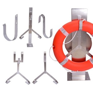 Furui Life Buoy <b>Bracket</b> BXG-304 Circular Marine Rescue Stainless Steel And Galvanized Iron Hanger Hook - Product Image 3