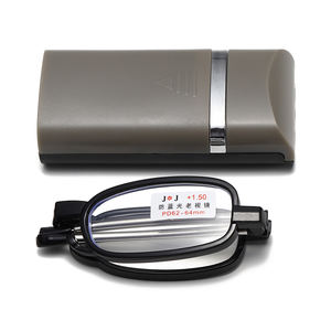 نظارات قراءة محمولة قابلة للطي للرجال والنساء، لكبار السن، عادية، عالية الوضوح، مضادة للضوء الأزرق، نظارات قراءة JJ 812 - Product Image 5