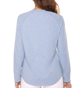 T-<span class=keywords><strong>shirt</strong></span> à manches longues avec trous pour les pouces et ourlet incurvé pour femmes à manches longues et coupe ajustée - Product Image 6