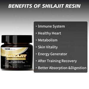 Shilajit Puro del Himalaya de Alta Calidad OEM, Resina de Shilajit del Himalaya de Grado Oro Orgánico para Aumentar la Energía y Reforzar el Sistema Inmunitario - Product Image 3