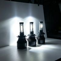 Phares LED de voiture SunRise X7 H7, 4 faces, 12V 48W 8000LM 6500K, étanches IP68, haute luminosité, Plug and Play, ajustement universel