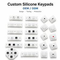 Clavier en caoutchouc silicone personnalisé OEM ODM avec icônes et disposition couleur sur mesure pour une large gamme d'appareils électroniques