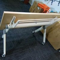Table de formation pliable, meuble de bureau de haute qualité, personnalisé, pieds pour espace d'apprentissage