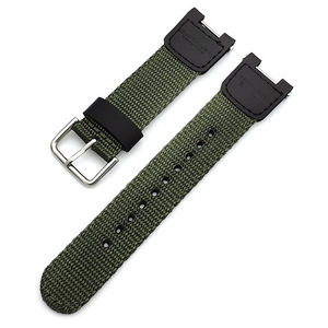 Bracelet de montre en nylon souple pour G-Shock SGW100 avec boucle ardillon, 25-12 mm, en toile - Product Image 5