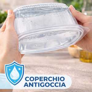 Barquettes de conservation alimentaire ovales transparentes 250cc <span class=keywords><strong>avec</strong></span> <span class=keywords><strong>couvercle</strong></span> pour la préparation des repas et les plats à emporter - Product Image 4