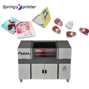 Impresora UV de color profesional, impresora uv todo en uno, máquina de impresión de cama plana, impresoras de inyección de tinta UV para logotipo de transferencia de pegatinas de película