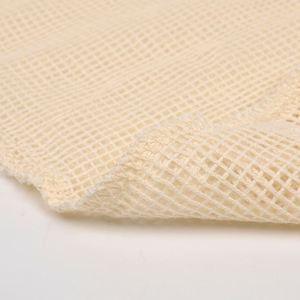 Sacs en coton réutilisables pour produits, sacs écologiques à cordon, sacs de rangement pour légumes et fruits, sacs d'emballage en filet, sacs d'épicerie - Product Image 5