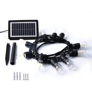 Solar Garden <b>Lights</b> 14 <b>Led</b> String <b>Light</b> Solar Powered Water Resistant Outdoor Patio Decoration With Stake And Screw - Product Image 1