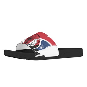 Custom <strong>Men</strong> Slide <strong>Slippers</strong> PVC British National Flag Summer <strong>Men's</strong> Outdoor Sandals Female Non-slip Beach Shoes Flip Flops <strong>UK</strong> - Product Image 2