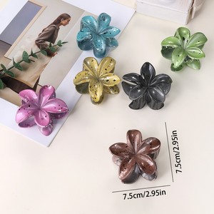 Elegante Pinza para el Cabello con Flor de Bauhinia, Horquilla Floral de 5 Pétalos para Mujer - Product Image 2