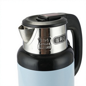 Bouilloire électrique double en acier inoxydable haut de gamme, capacité de 1,8 à 2,0 L, durable, nouveau modèle, ébullition rapide, température constante - Product Image 2