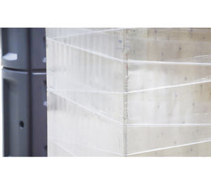 Plateau tournant SMART WASP de type M Emballeuse de palettes entièrement automatique pour chariot élévateur avec taux de pré-étirage de 300% et certificat CE - Product Image 5