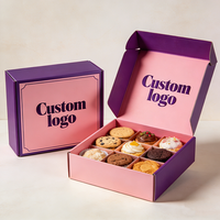 Boîtes à biscuits pour mariage, donuts, cupcakes, boîte à biscuits multi-compartiments, boîte à biscuits croustillants, emballage pour biscuits