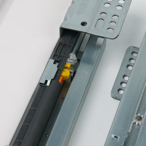 Nhà máy ẩn giấu ngăn kéo Slide 2-Fold nửa mở rộng Kính thiên văn dưới gắn trượt cho tủ - Product Image 4