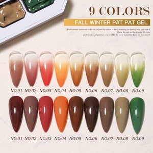 JTING Nueva Colección de Esmaltes de Uñas en Gel para Otoño/Invierno, 9 Colores, Colección Pat Pat Gel Polish, Libre de TPO y HEMA, Suministros para Arte de Uñas, OEM ODM - Product Image 5