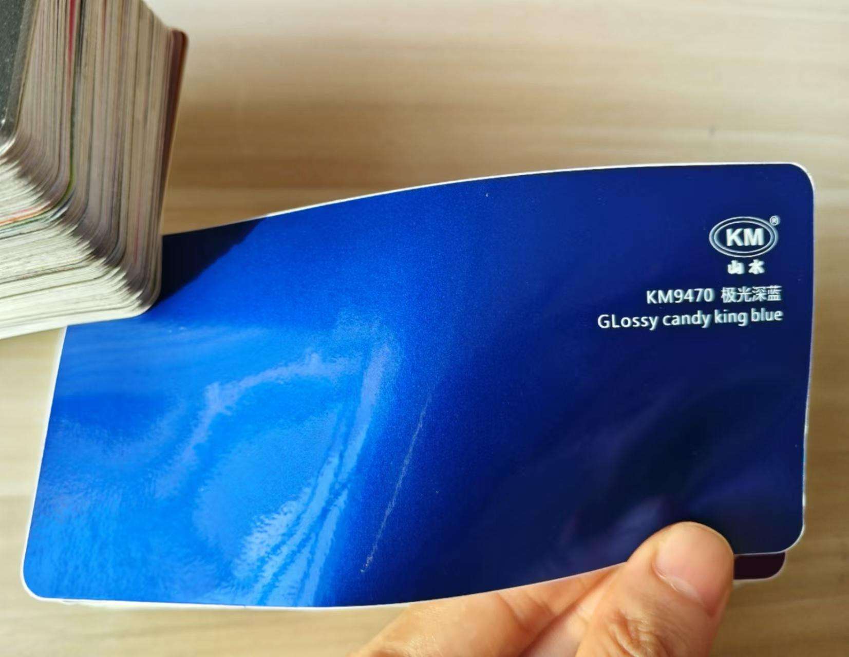 Glossy candy king blue