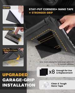 Tapis de garage, tapis de confinement pour sous la voiture avec bord surélevé, imperméable, antidérapant, PVC robuste pour le sol contre la <span class=keywords><strong>neige</strong></span> - Product Image 5