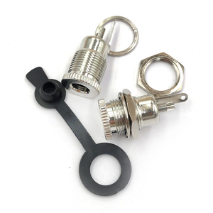 DC099 5.5 มม. X 2.1 มม. ช่องเสียบแจ็คไฟ DC ตัวเมีย แบบติดตั้งบนแผงโลหะ DC-099 - Product Image 2