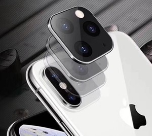 Protecteur d'objectif de caméra pour <span class=keywords><strong>iphone</strong></span>, en métal, pour modèles <span class=keywords><strong>x</strong></span>, xs max, 11 pro, avec anneau de protection arrière - Product Image 6
