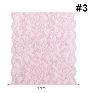Artesanato DIY Handmade Underwear Acessórios Garment Sewing Fringe <span class=keywords><strong>Ribbon</strong></span> 17cm Largura Spandex Guarnição Lace Fabric - Product Image 3