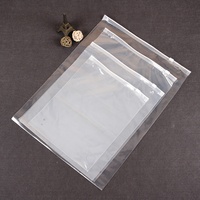 Logo personnalisé chaussette T-Shirt sous-vêtements sac de rangement de voyage givré fermeture éclair étanche auto-scellant emballage en plastique sacs à fermeture éclair