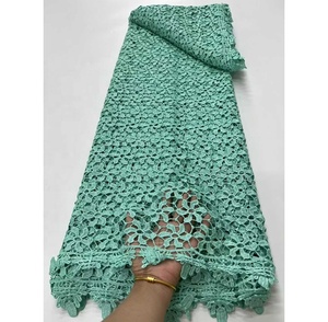 Tela de Encaje Guipur Bordada con Lentejuelas, Diseño de Moda Toplace, Venta al Por Mayor a Precio Económico, Ecológica, 5 Yardas - Product Image 3