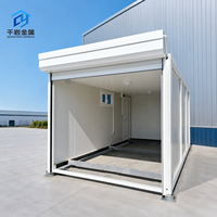 Conteneurs de stockage modulaires préfabriqués portables de 10 pieds, type Tiny Flat Pack, pour entrepôts et garages