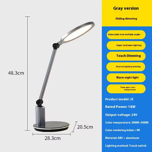 Lampe de table LED moderne et écologique à spectre complet, design réglable pour la protection des yeux, idéale pour la table de chevet et la salle de lecture - Product Image 6