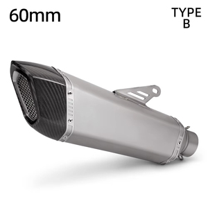 Silenciador de escape de motocicleta de 60 mm, silenciador de escape modificado para motocross, para F750GS F850GS R1200GS ADV750 R3 SN04 - Product Image 6