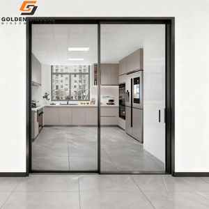 Porte coulissante suspendue en aluminium GS pour économiser de l'espace, idéale pour les vestiaires et les petits appartements - Product Image 4