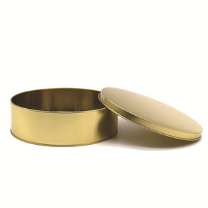 Premium Big Round Food Grade Metal Can Candy Chocolate Biscuit Cookie Storage <strong>Cake</strong> <strong>Tin</strong> - Product Image 2