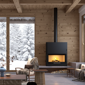 <span class=keywords><strong>Chimenea</strong></span> Moderna <span class=keywords><strong>de</strong></span> Acero <span class=keywords><strong>de</strong></span> 1200 mm para Leña, Ideal para Villas, Salas <span class=keywords><strong>de</strong></span> Estar, Comedores, Hoteles y Apartamentos - Product Image 2