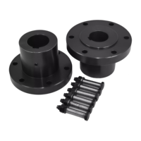 Meilleur prix SFS Rigid Flanged 45 #   Accouplement en acier forgé CNC à couple élevé, traité par oxydation, usinage sur mesure OEM, garantie 1 an