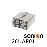 Sonion 28UAP01 Récepteur à armature équilibrée pour basses, en métal argenté, pour moniteur intra-auriculaire (IEM)