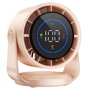 Ventilador Portátil Mini de Nuevo Diseño 2026, Ventilador de Turbina de Alta Velocidad, Gran Flujo de Aire, Carga USB, Ventilador de Circulación para Escritorio, Hogar, Pared y Montaje en Escritorio - Product Image 1