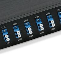 HYCOME fabrika kaynağı 16 kanal LGX kutusu Fiber optik alıcı/verici dubleks LC/UPC UPC nm-1650nm Fiber optik raf CWDM MUX + DEMUX