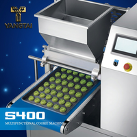 Nouvelle machine électrique ultime pour gâteaux et biscuits 300 kg/h, double buse interchangeable, équipement de production de boulangerie tout-en-un, PLC