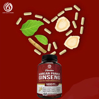 Offre Spéciale – Capsules de Ginseng, Ginsenosides, Ginkgo Biloba, Maca et Ashwagandha à Marque Blanche – Compléments Énergétiques Naturels pour Adultes 200g
