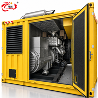 Groupe électrogène de type conteneur disponible avec des moteurs de plusieurs marques, 500 kW-1 MW, haute efficacité pour les travaux extérieurs