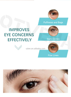OTVENA Crème Contour des Yeux Effet Lifting Instantané et Raffermissant, Lisse les Pattes d'Oie, Illumine la Peau Terne des Yeux, Absorption Rapide, Non Grasse